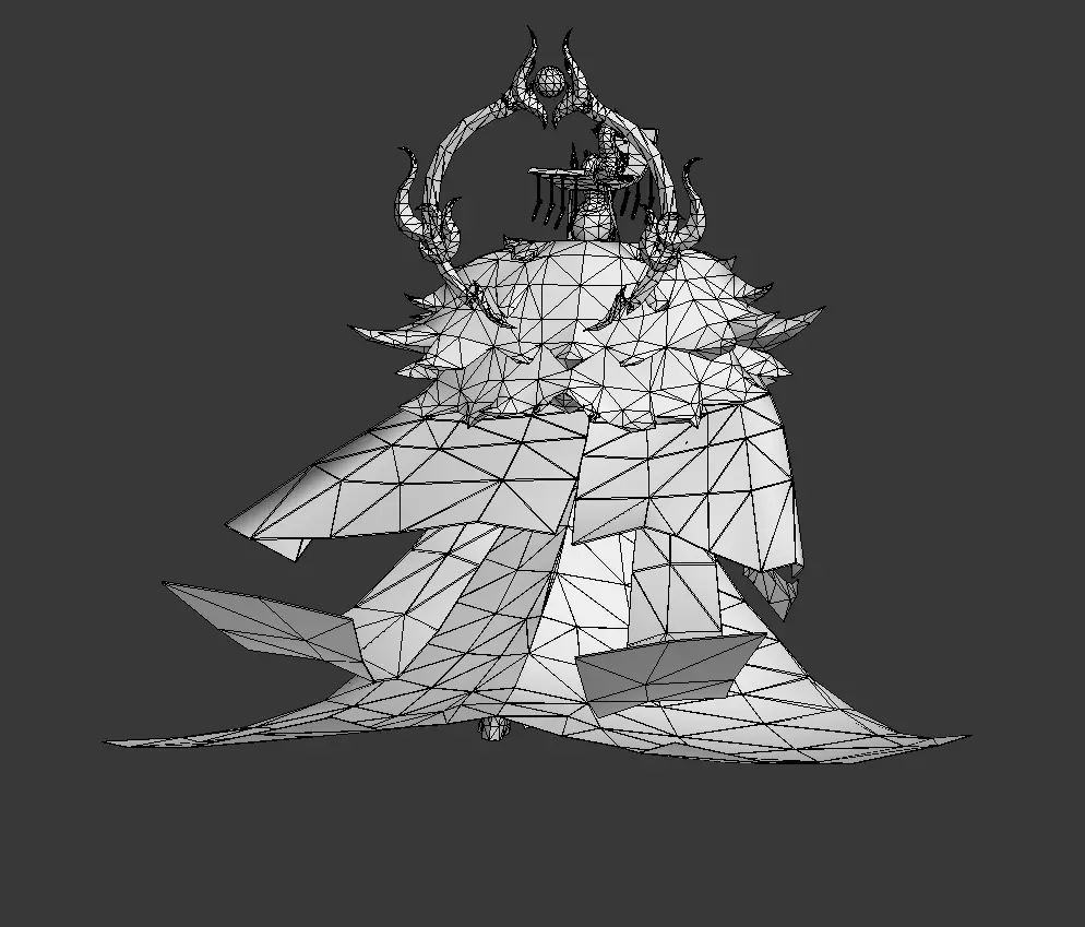 Emperor Low-poly 3D model_30