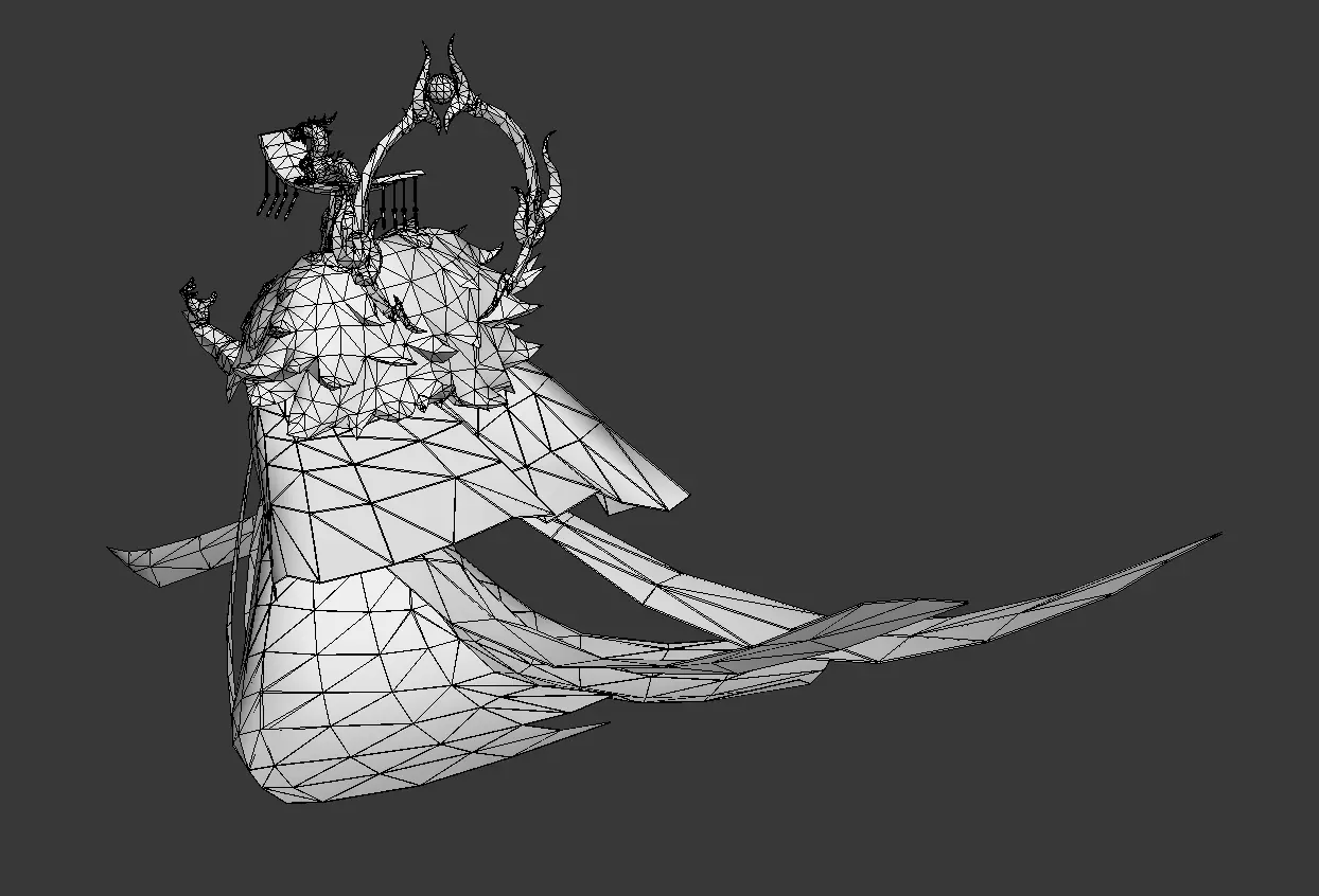 Emperor Low-poly 3D model_31