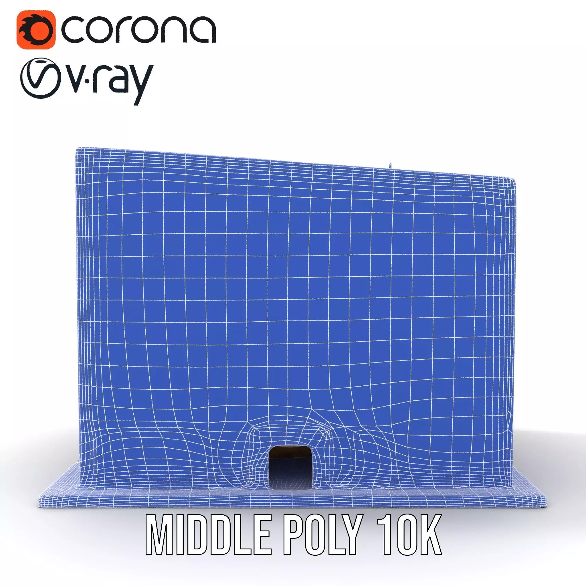 Modern Facade Building model pack Low-poly 3D model_21