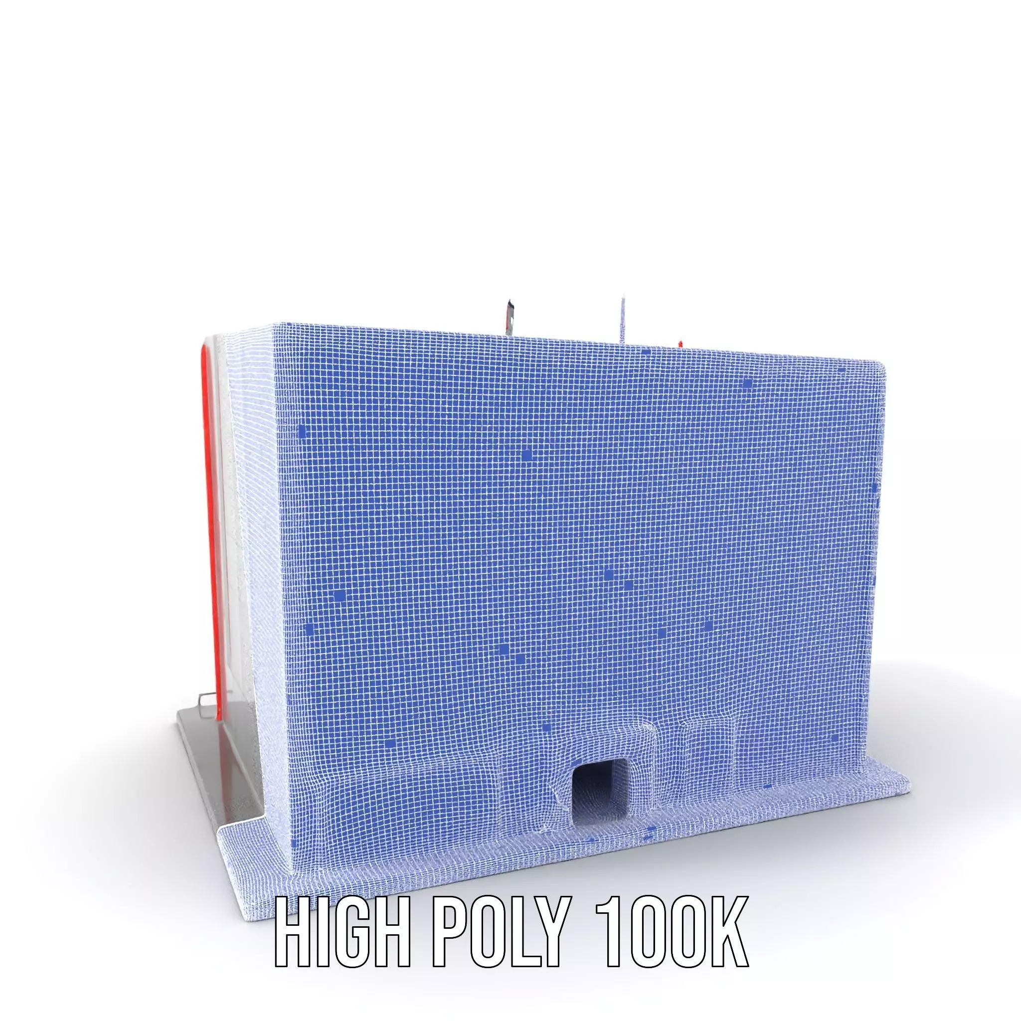 Modern Facade Building model pack Low-poly 3D model_4