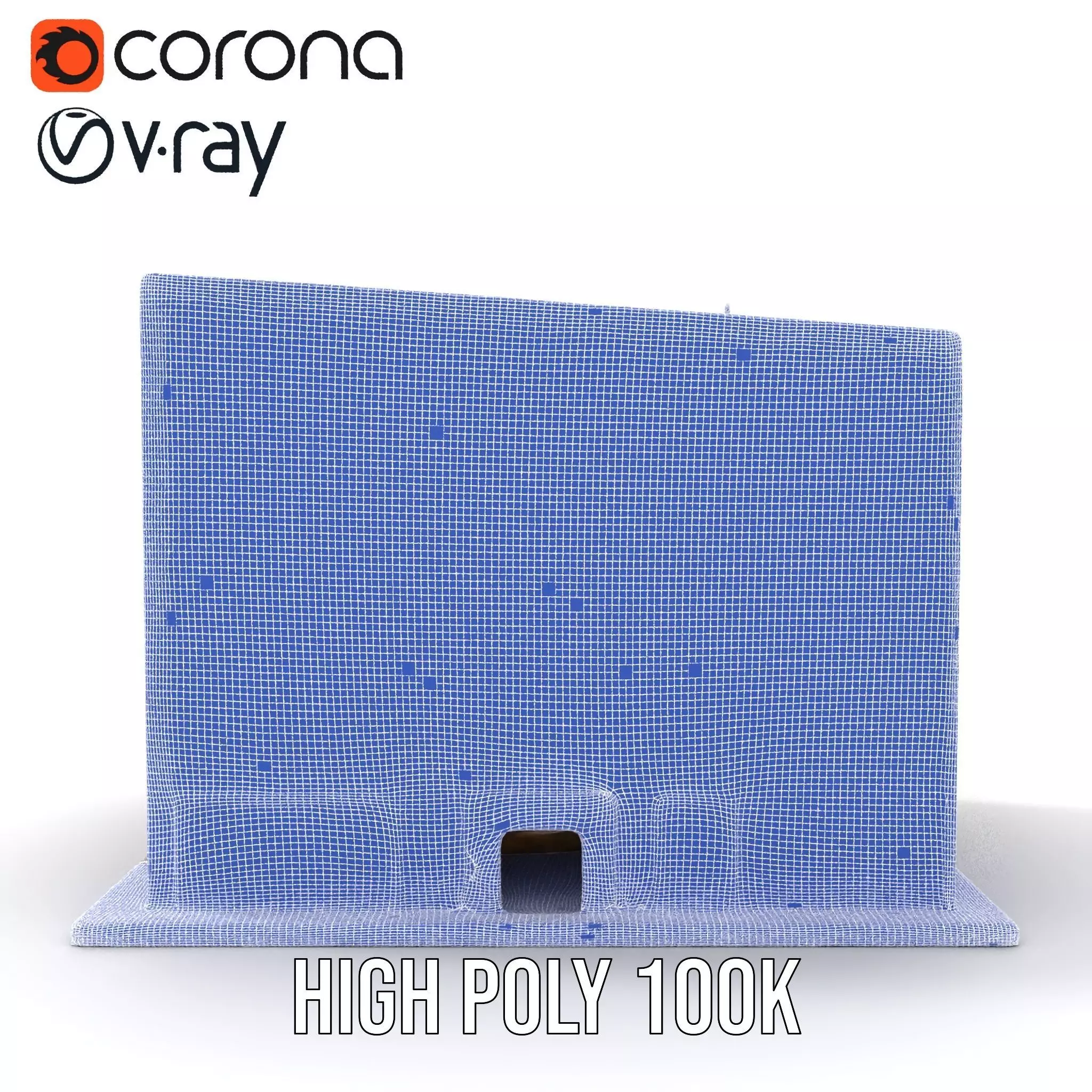 Modern Facade Building model pack Low-poly 3D model_32