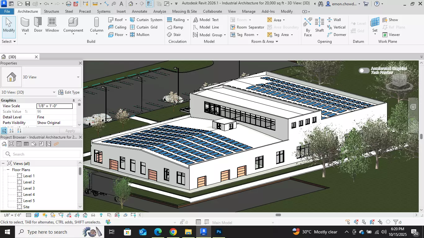 Industrial Architecture Office 3D model_9