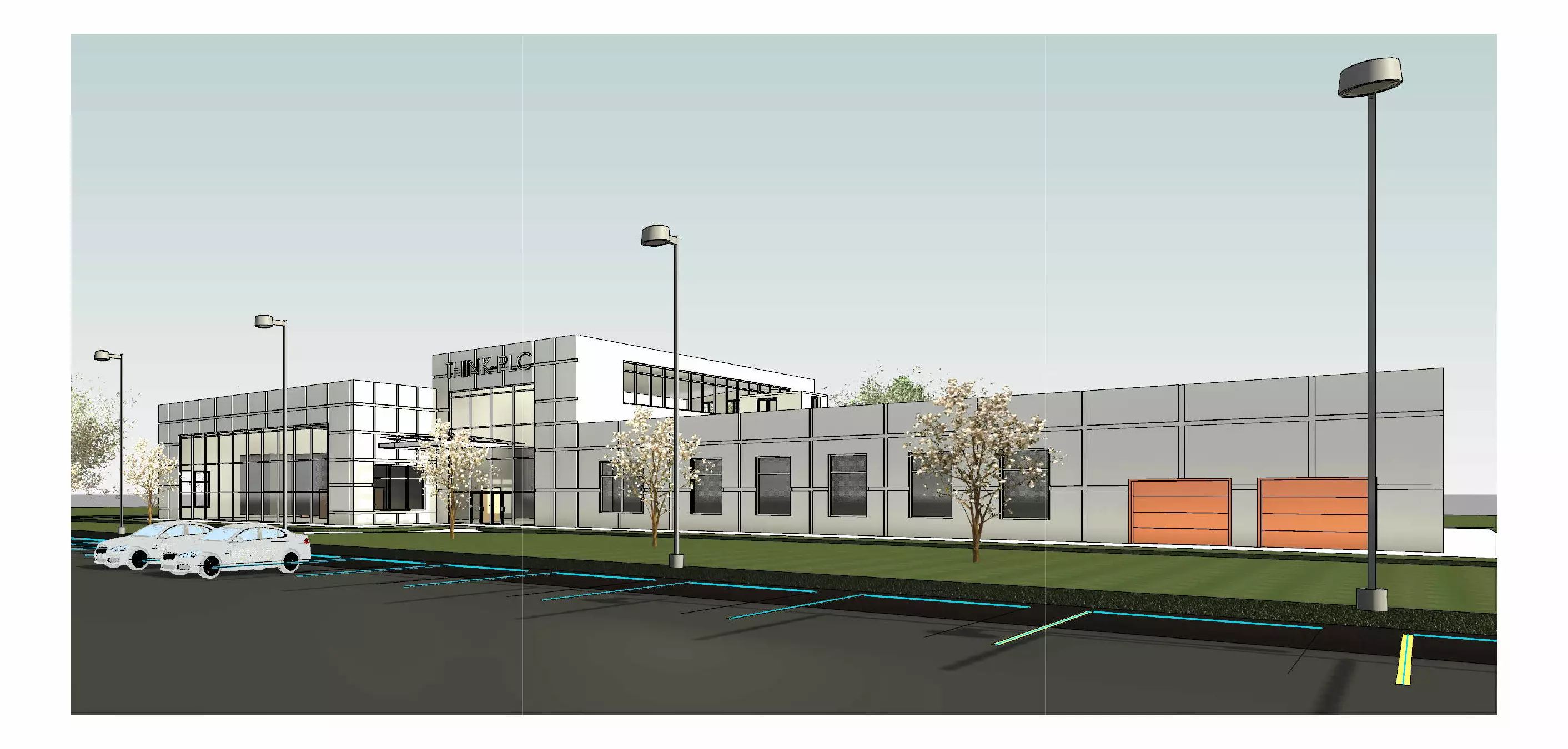 Industrial Architecture Office 3D model_5