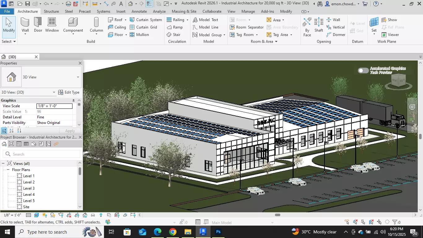 Industrial Architecture Office 3D model_10