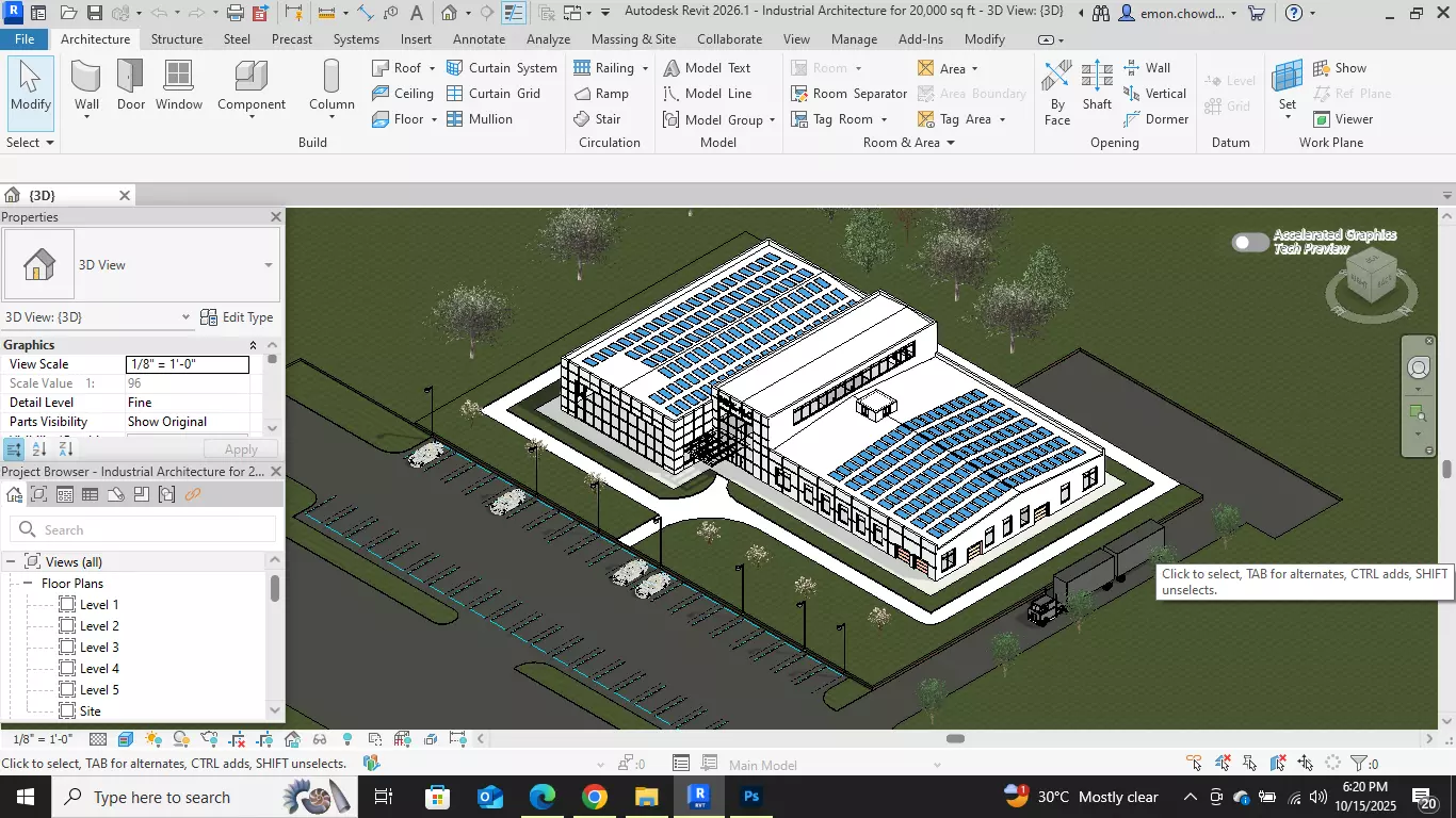 Industrial Architecture Office 3D model_12