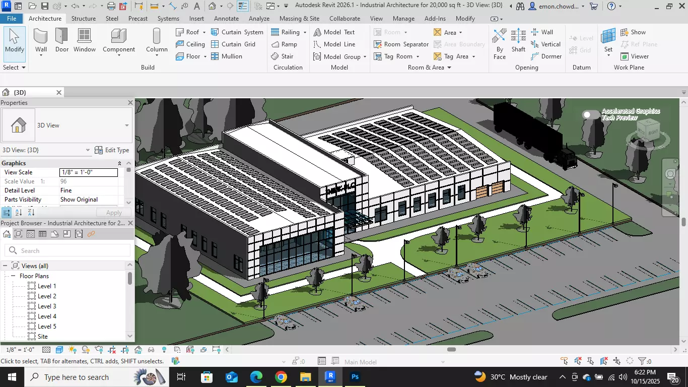 Industrial Architecture Office 3D model_14