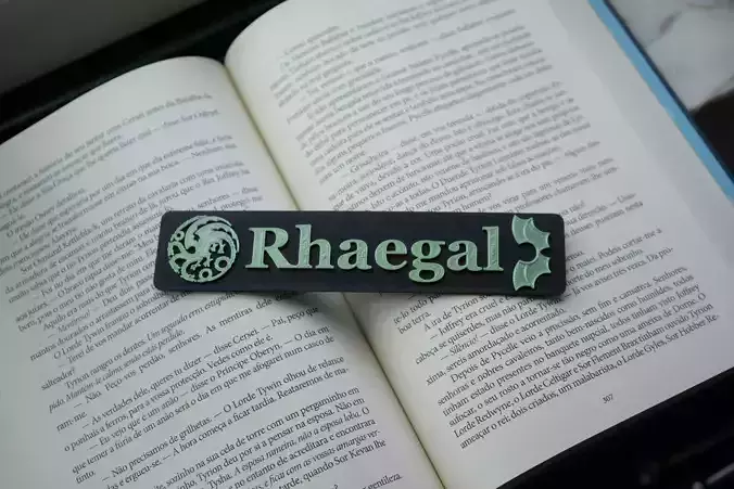 Game Of Thrones Rhaegal Bookmark