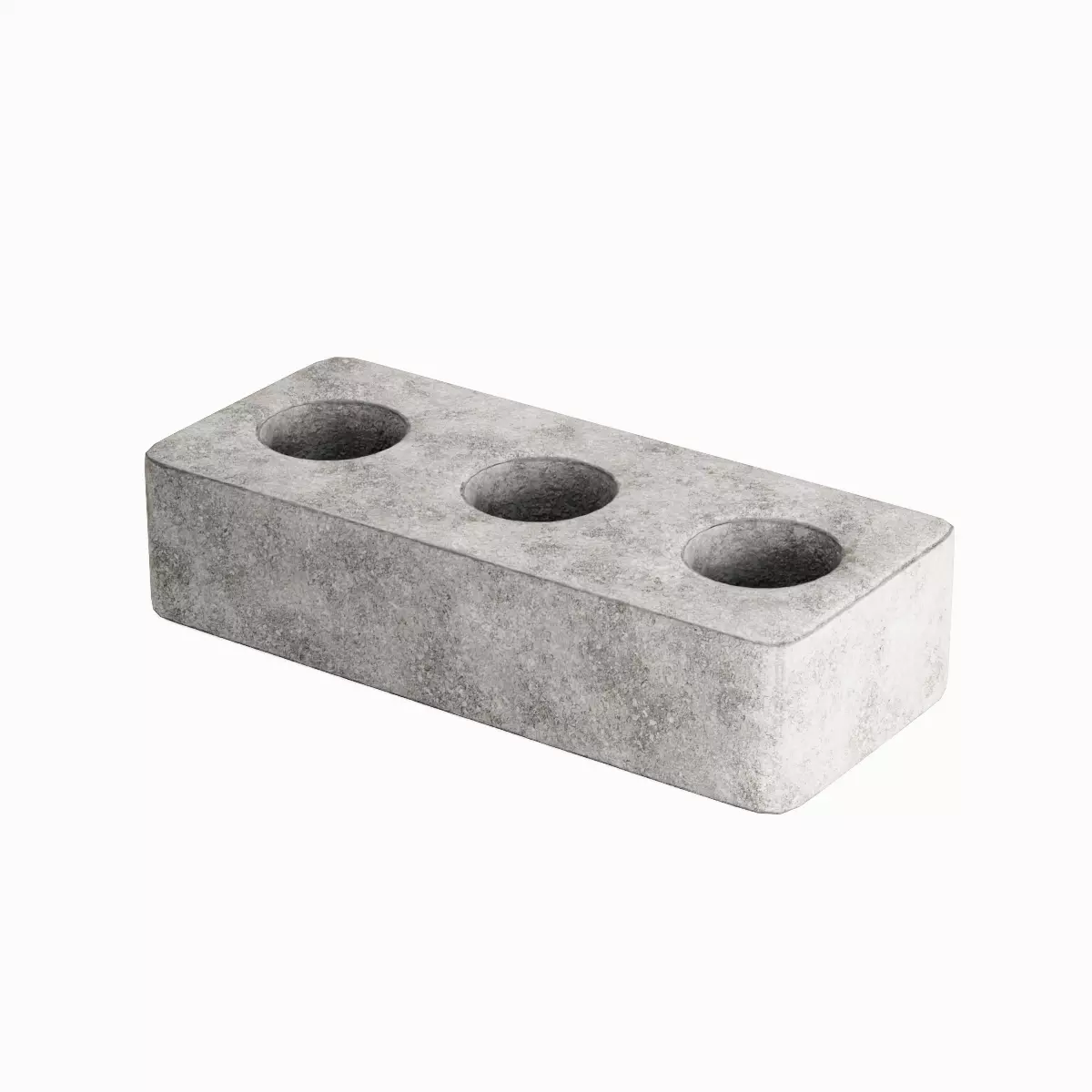 Concrete Brick B 02 Low-poly 3D model_0
