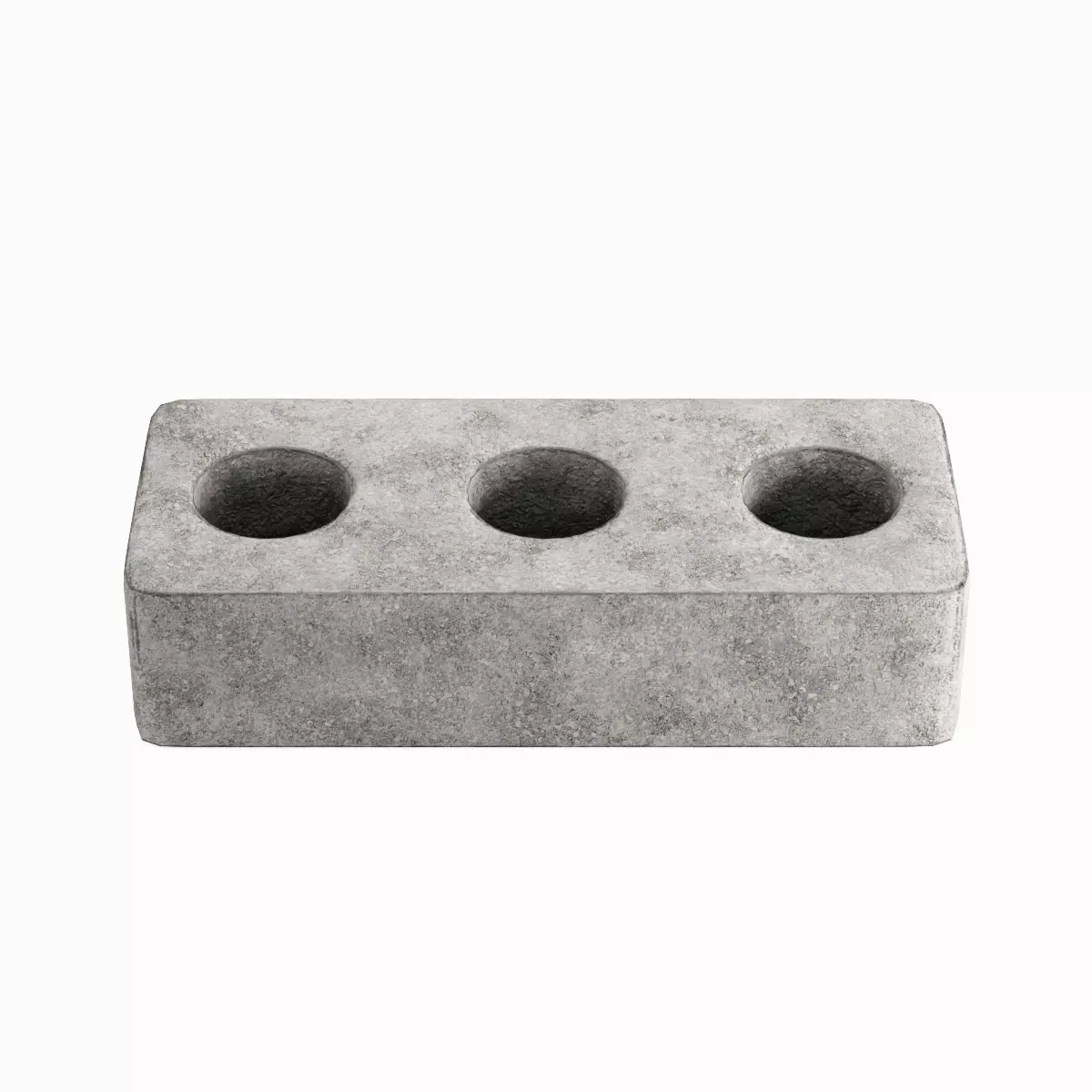 Concrete Brick B 02 Low-poly 3D model_4