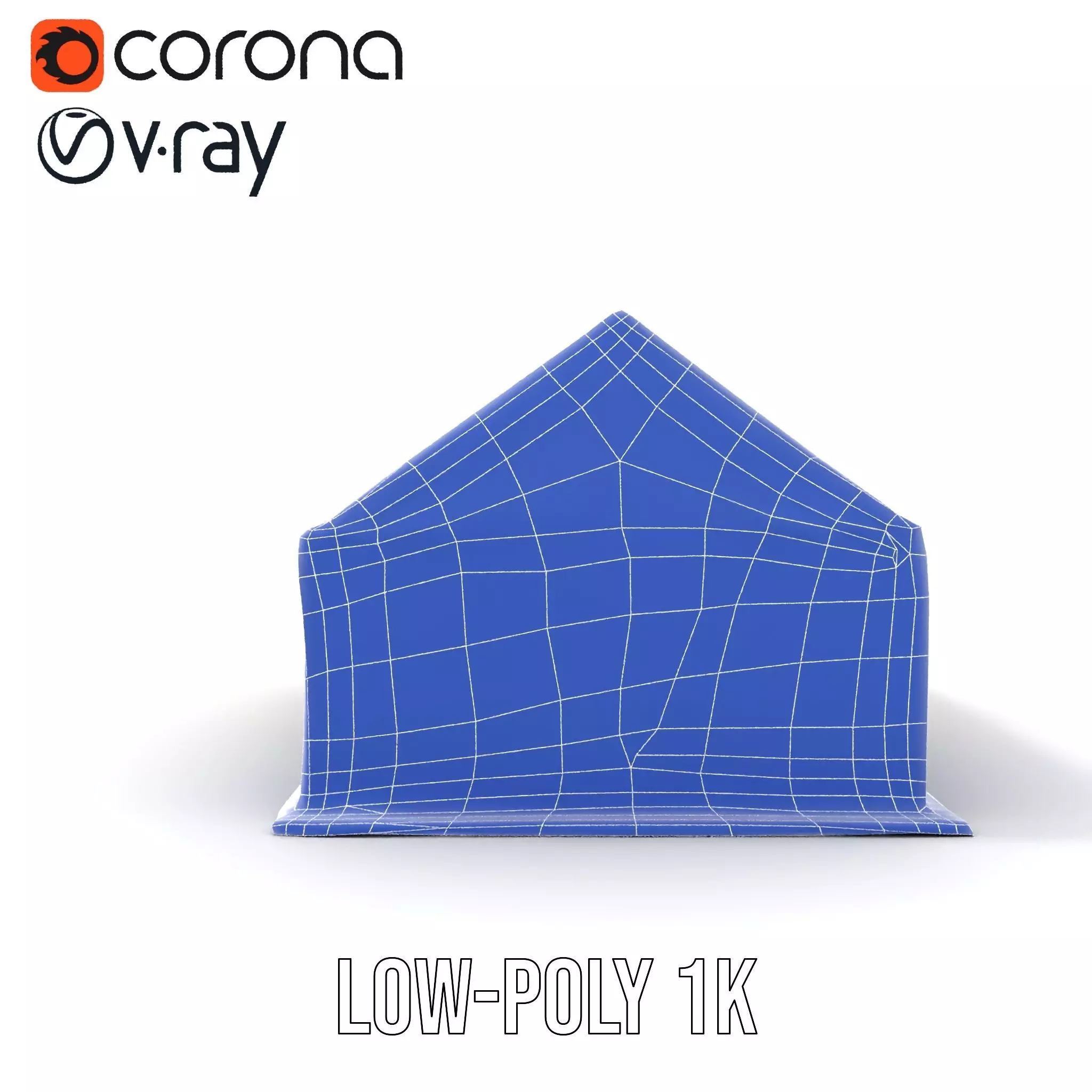 Stained Glass Pavilion model pack Low-poly 3D model_28