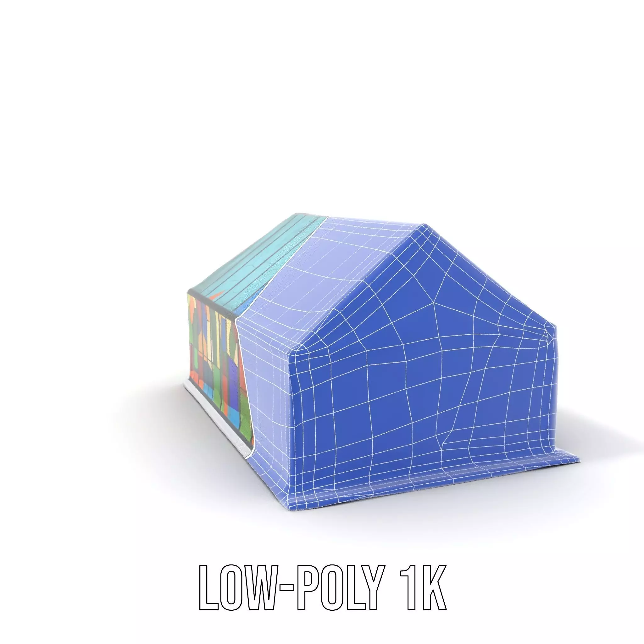 Stained Glass Pavilion model pack Low-poly 3D model_31