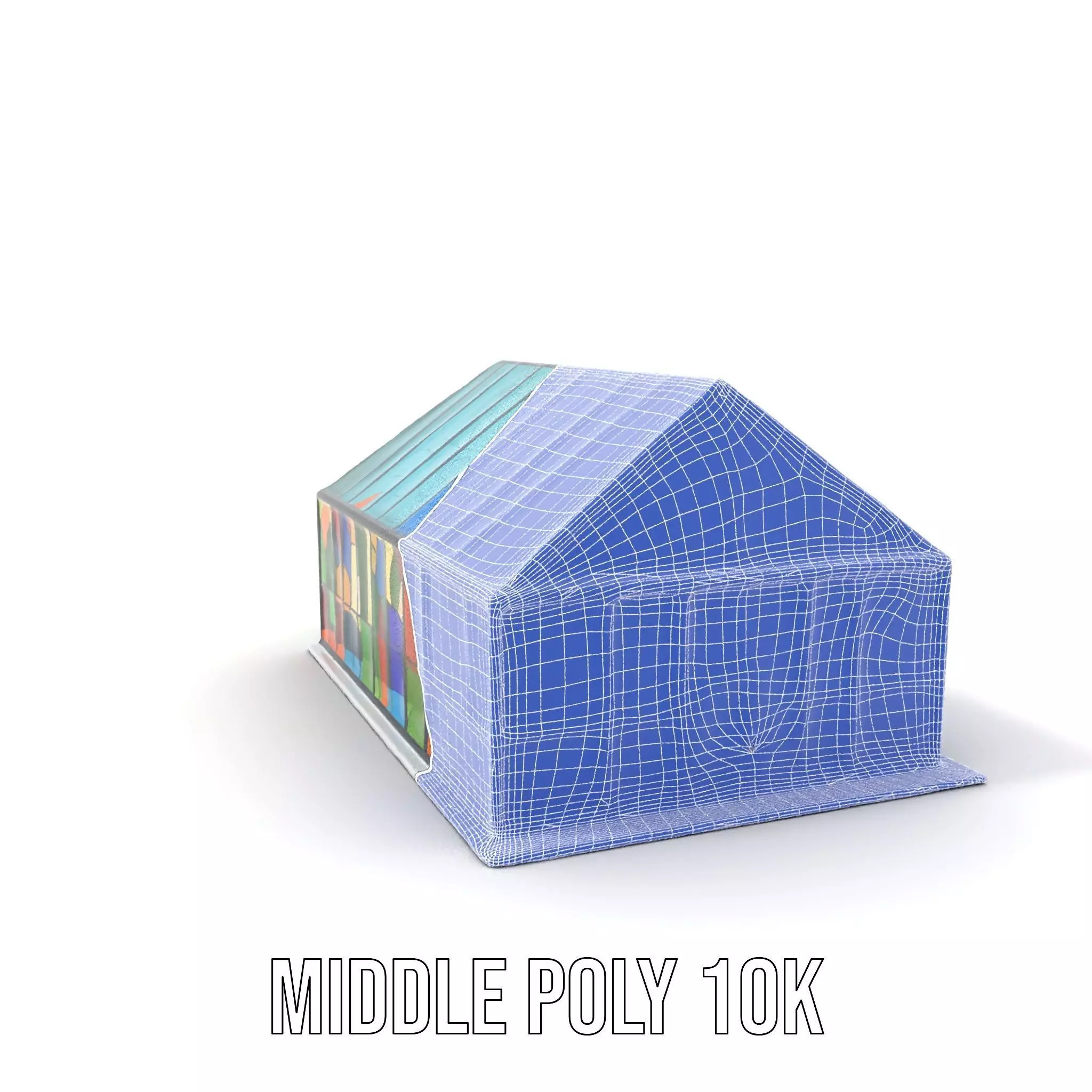 Stained Glass Pavilion model pack Low-poly 3D model_11