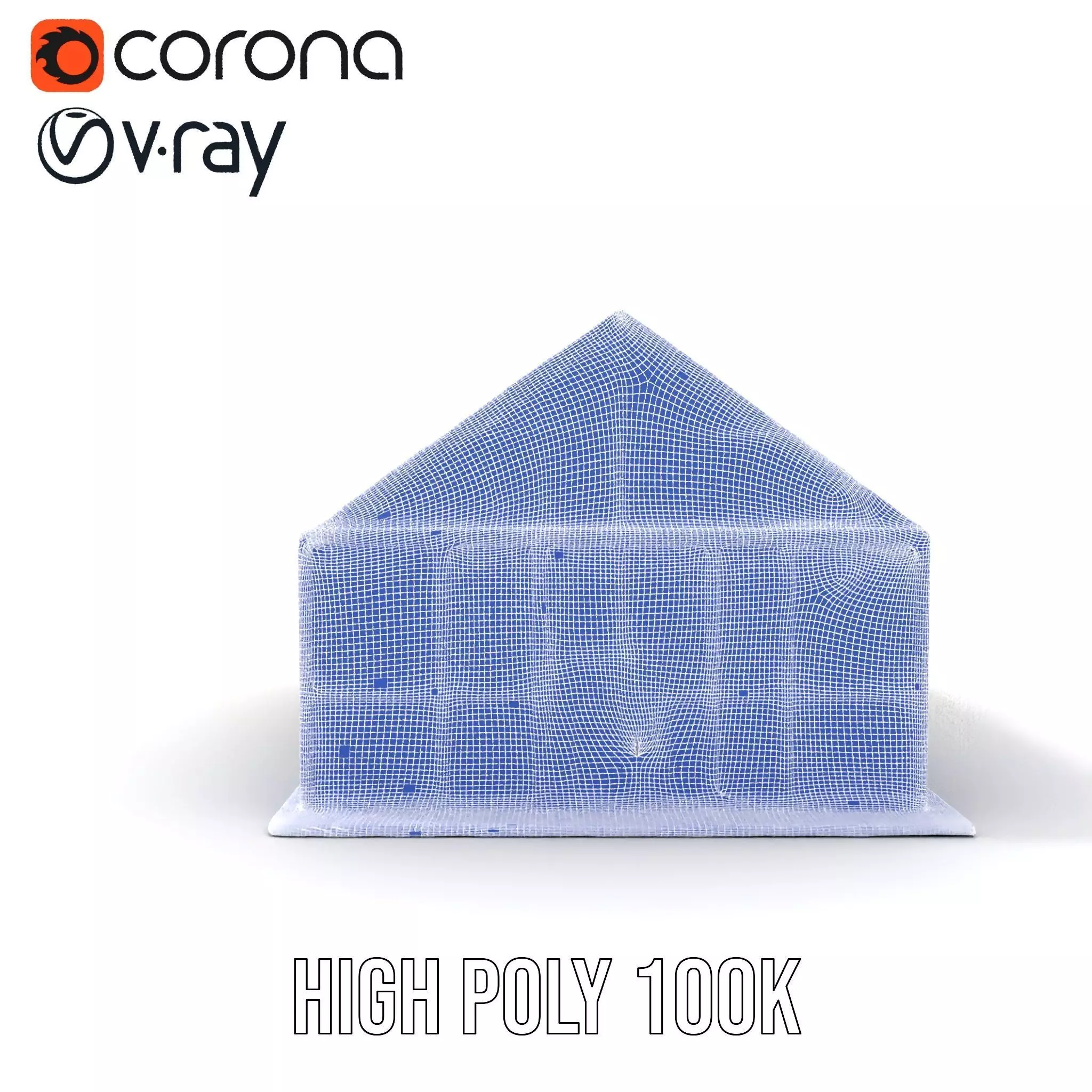 Stained Glass Pavilion model pack Low-poly 3D model_29