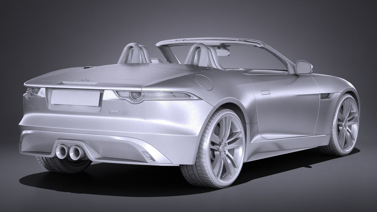 Jaguar F-Type British Design Edition Convertible 2017 3D model_15