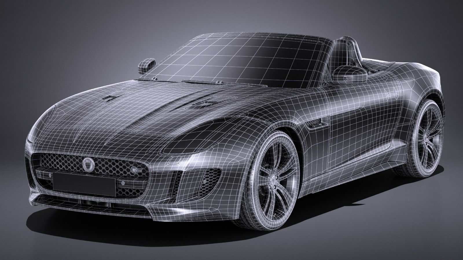 Jaguar F-Type British Design Edition Convertible 2017 3D model_19