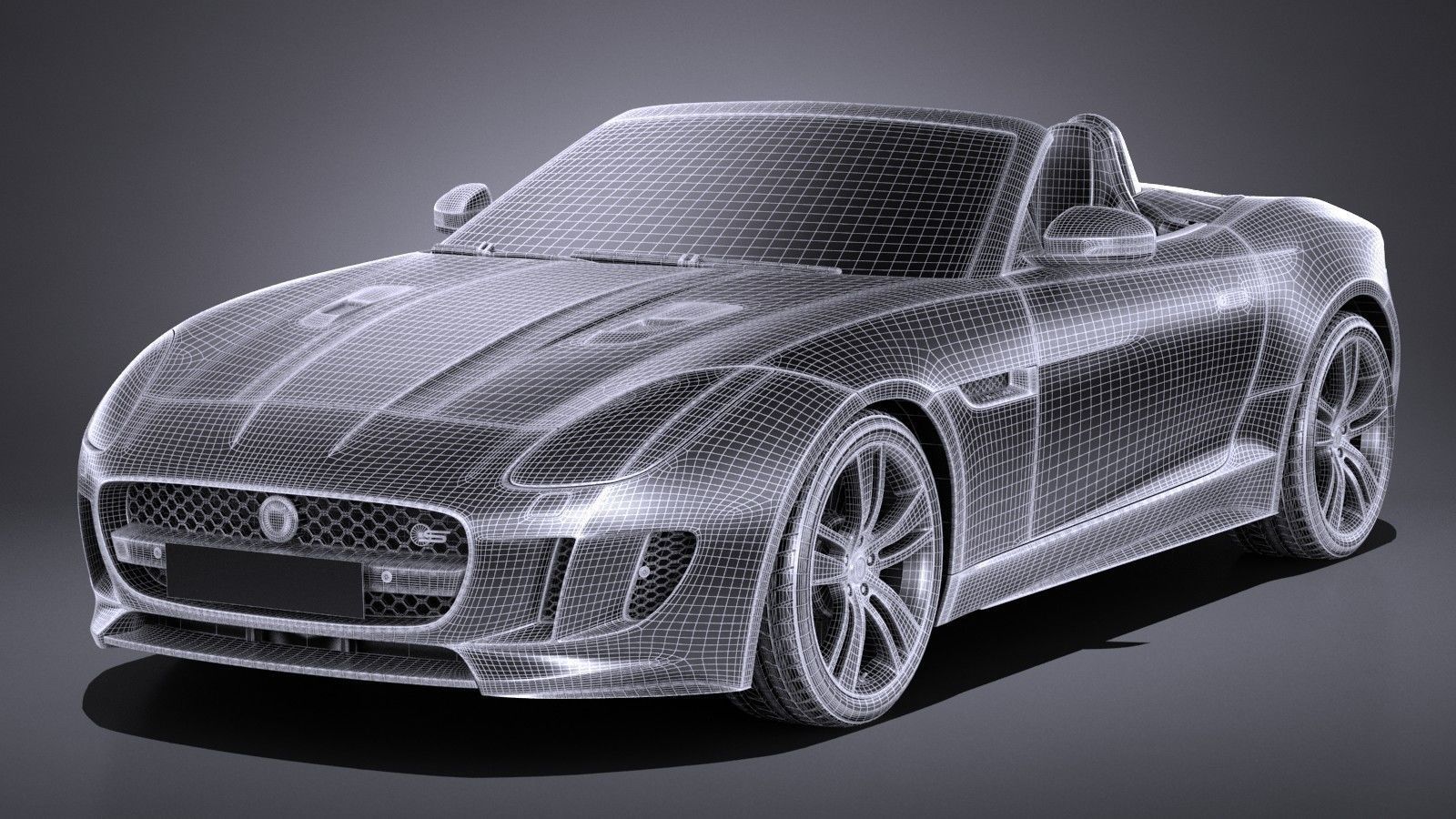Jaguar F-Type British Design Edition Convertible 2017 3D model_17