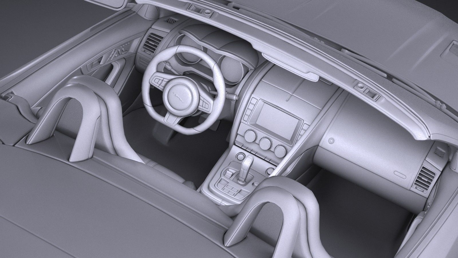 Jaguar F-Type British Design Edition Convertible 2017 3D model_16