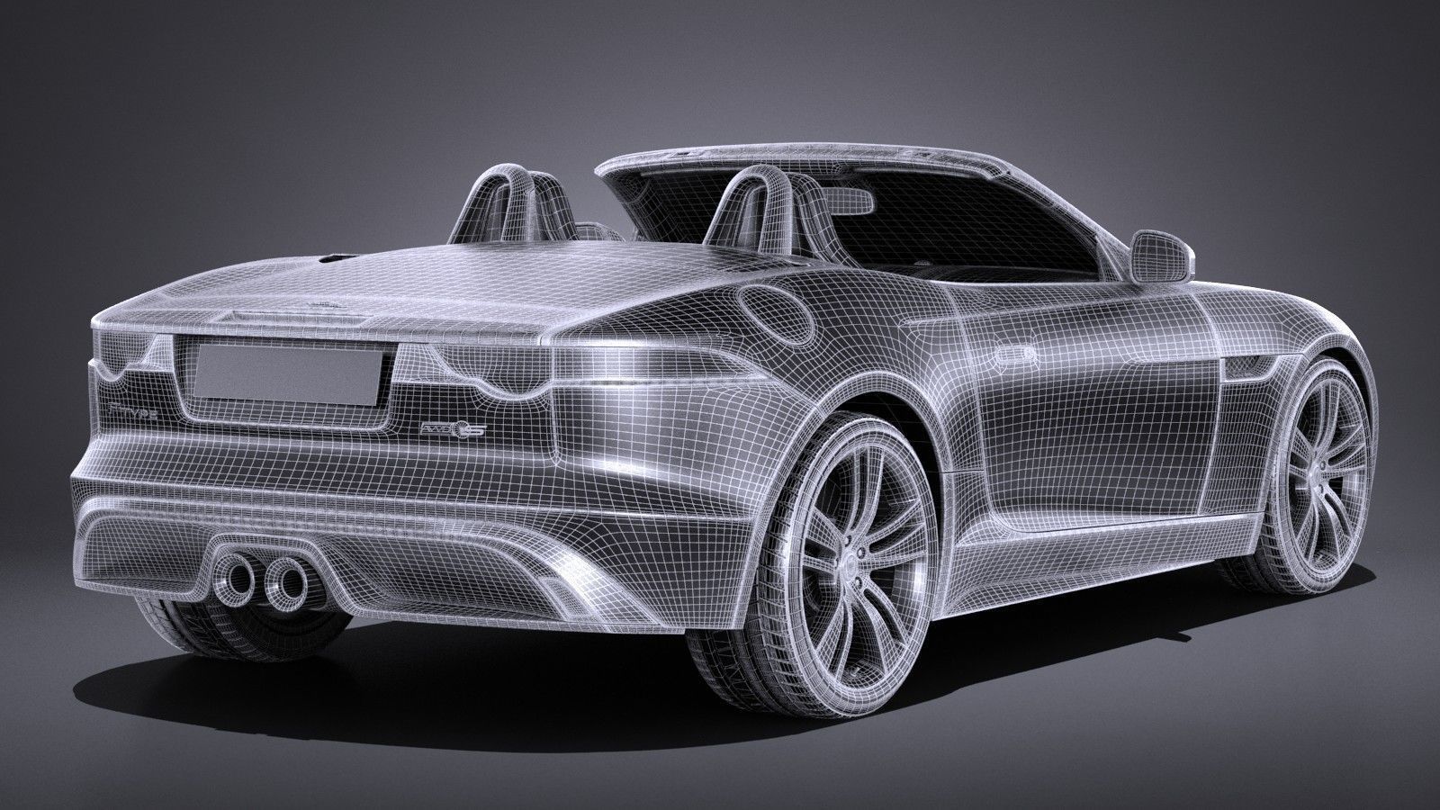 Jaguar F-Type British Design Edition Convertible 2017 3D model_18