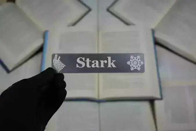 Game Of Thrones House Stark Bookmark
