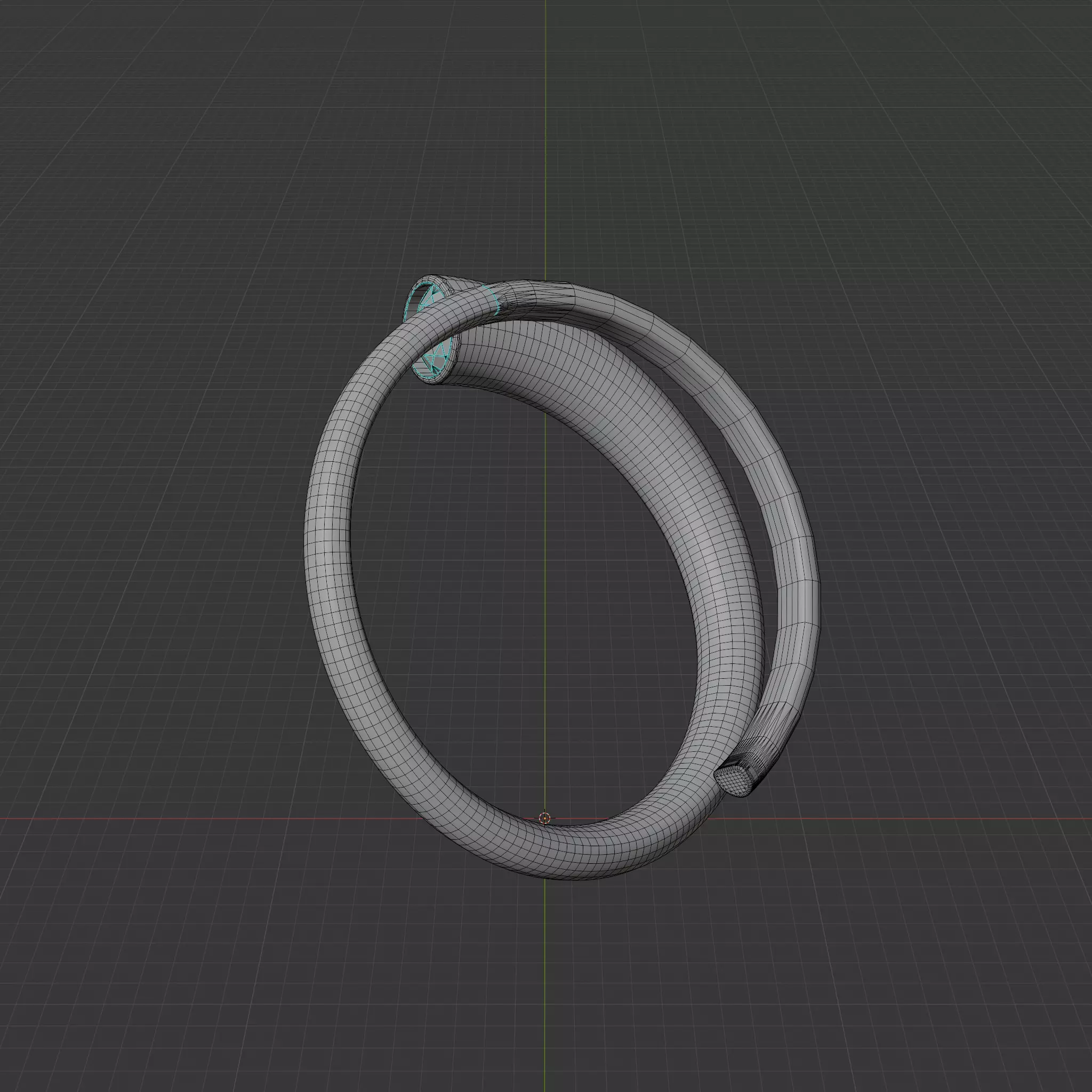 spiral ring 3D print model_12