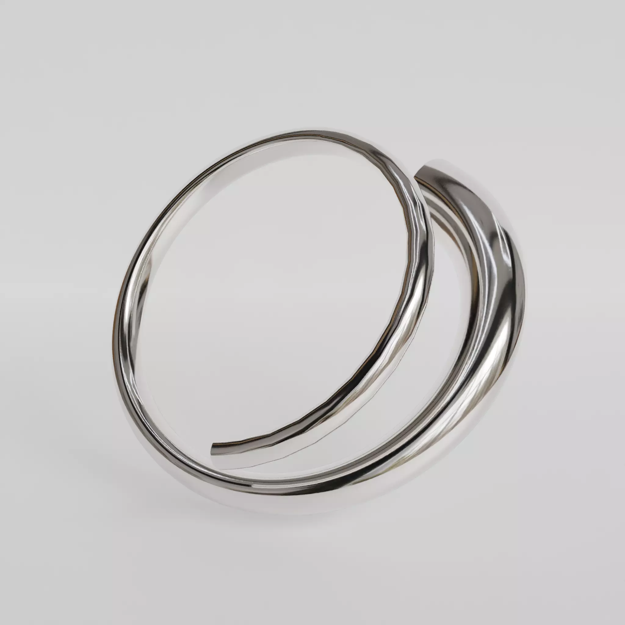 spiral ring 3D print model_4