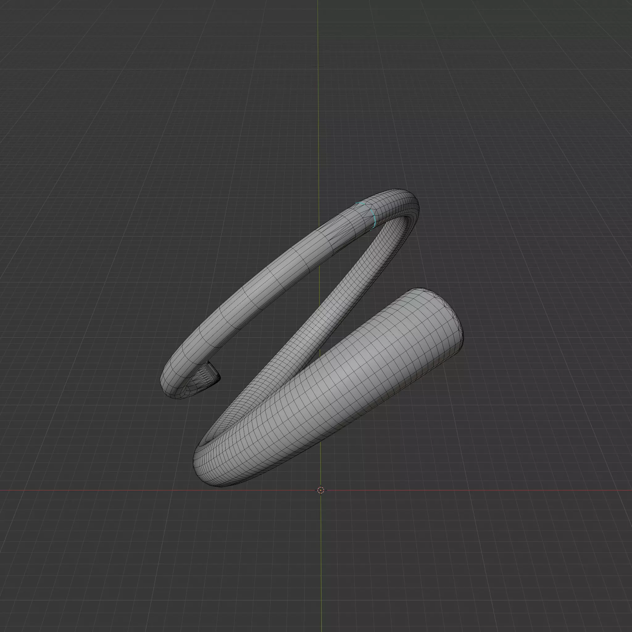 spiral ring 3D print model_10