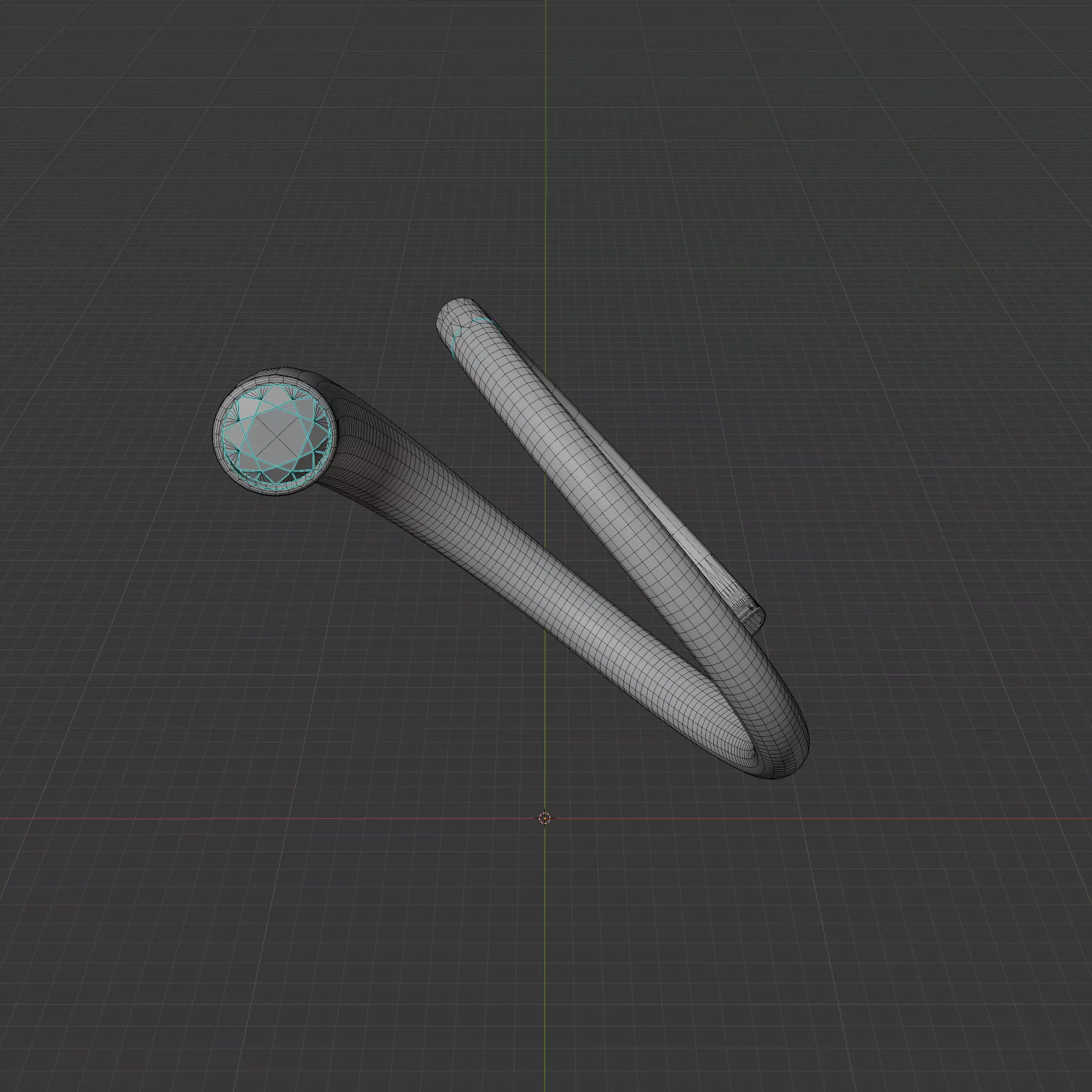 spiral ring 3D print model_13