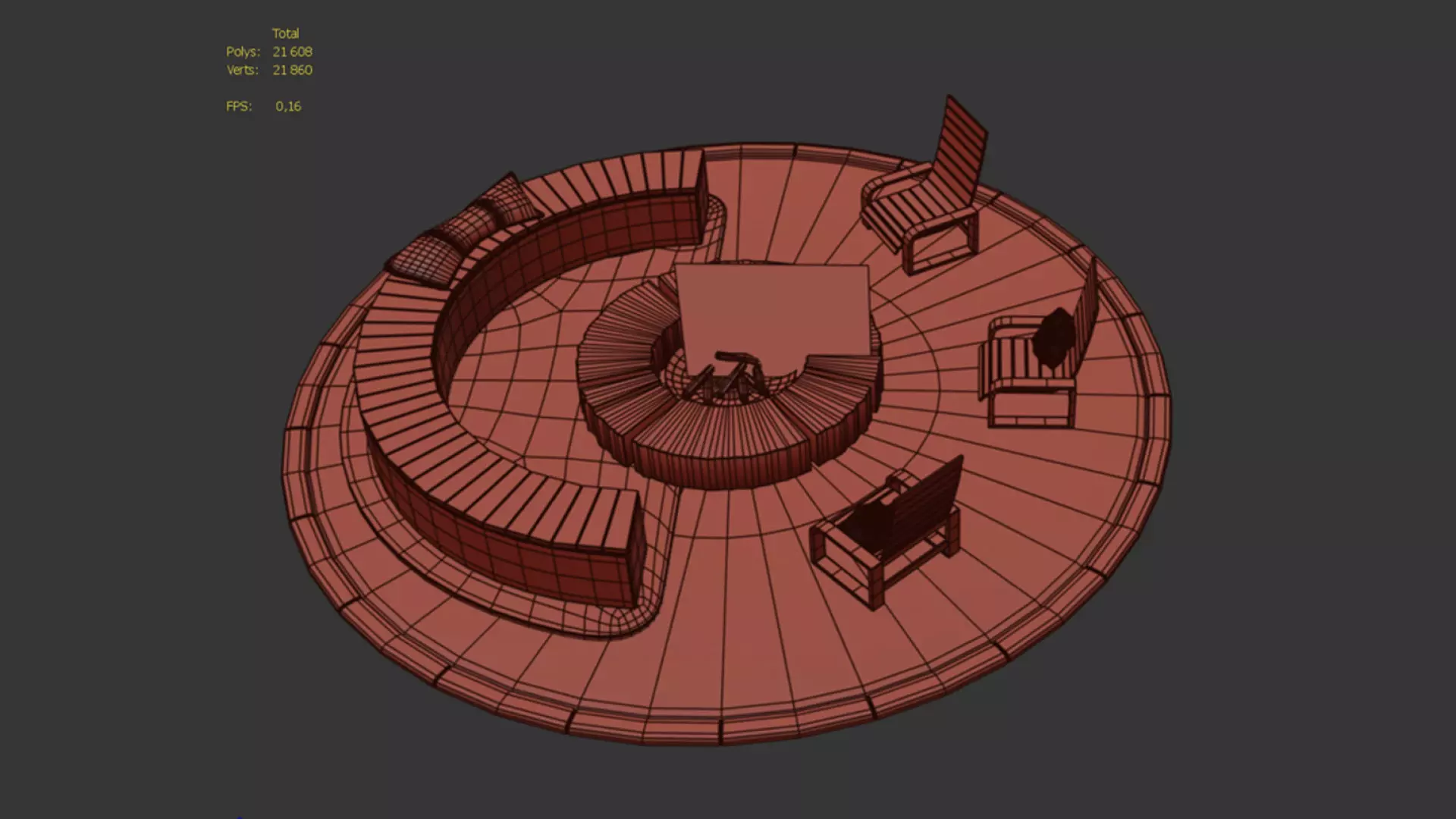 Firepit Zone 01 3D model_5