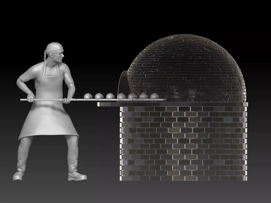 baker man 2 3D print model