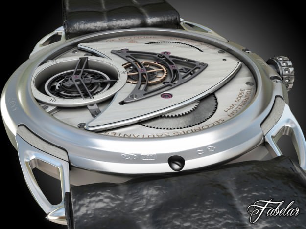 Watch mechanism 3D model_2