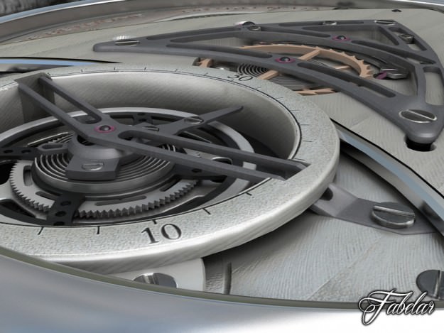 Watch mechanism 3D model_4