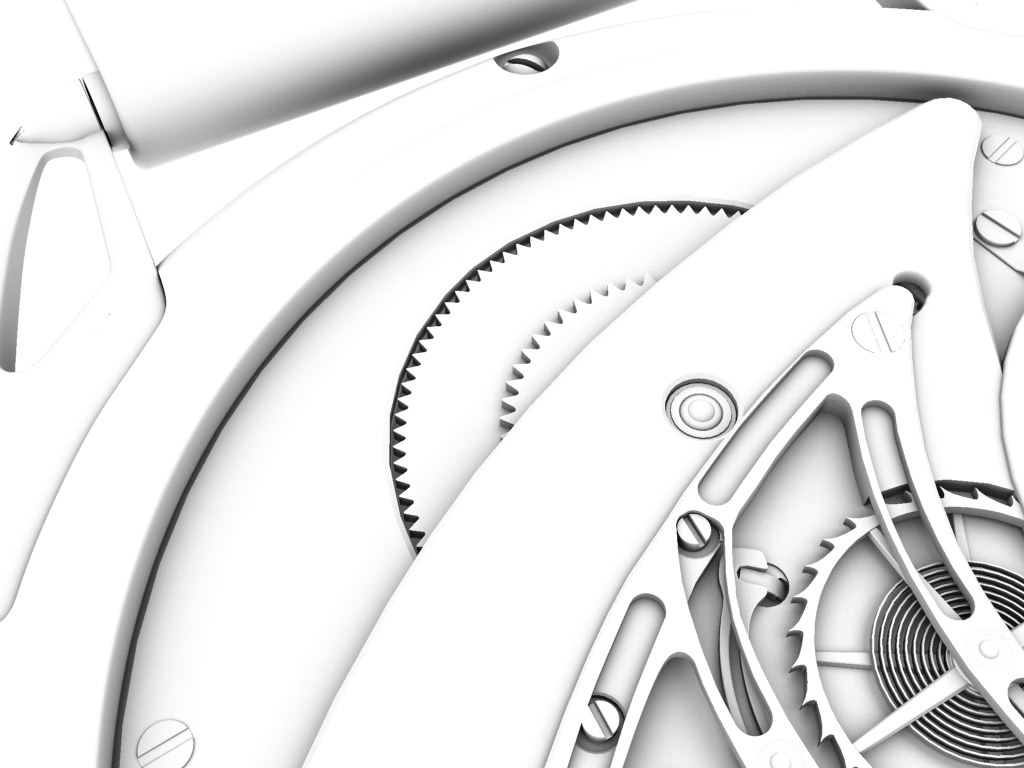Watch mechanism 3D model_16