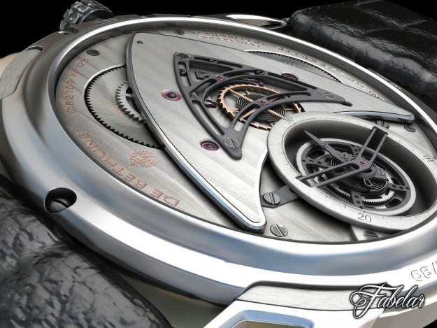 Watch mechanism 3D model_1