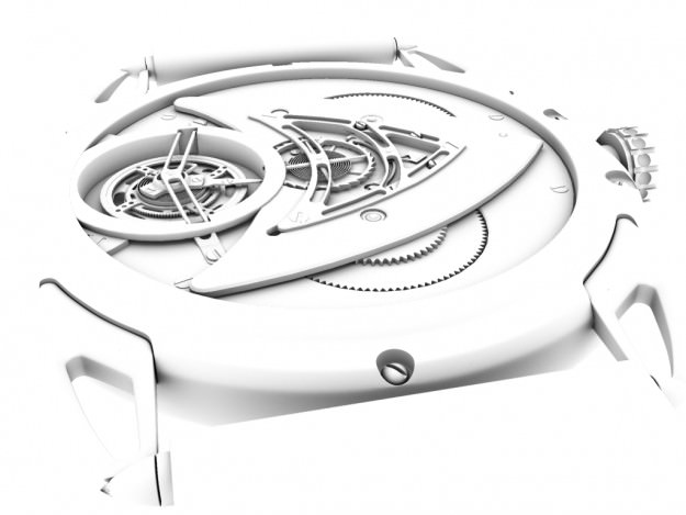 Watch mechanism 3D model_12