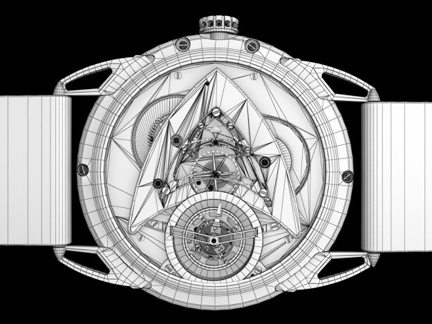 Watch mechanism 3D model_8