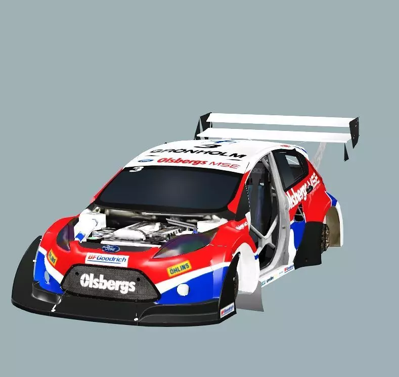 Nissan GT-RX Nismo 2024 Race Car 3D model Low-poly 3D model_8