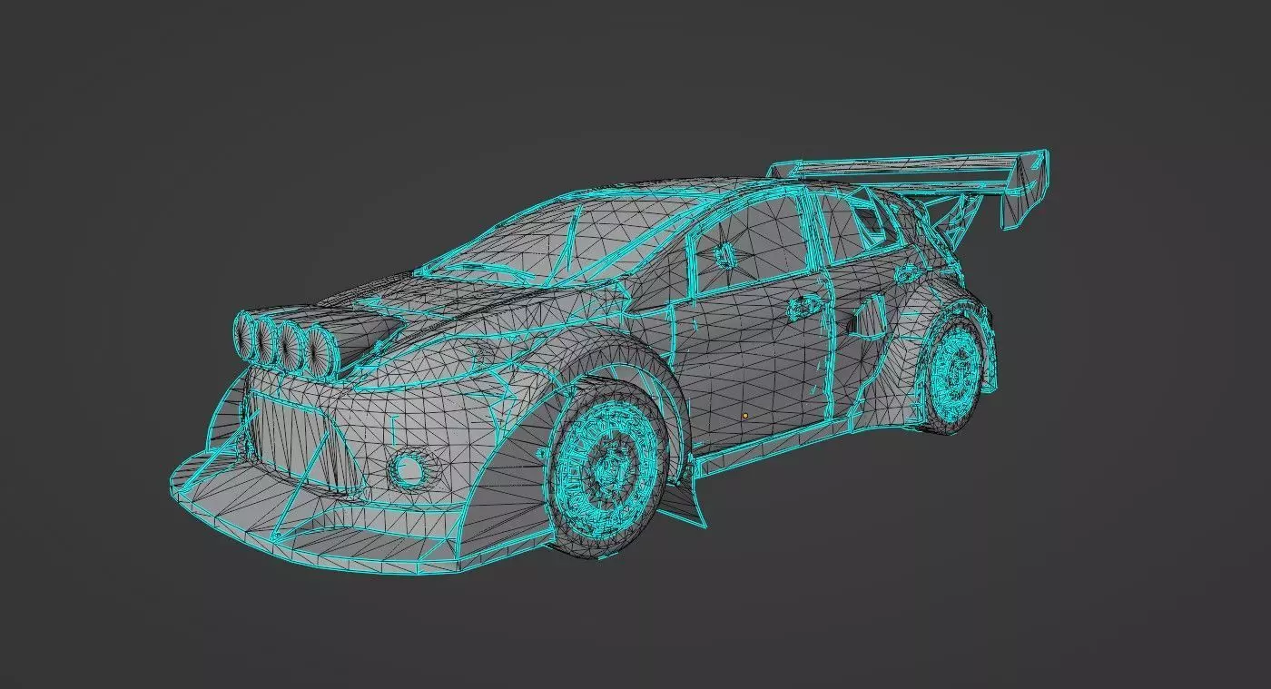 Nissan GT-RX Nismo 2024 Race Car 3D model Low-poly 3D model_15