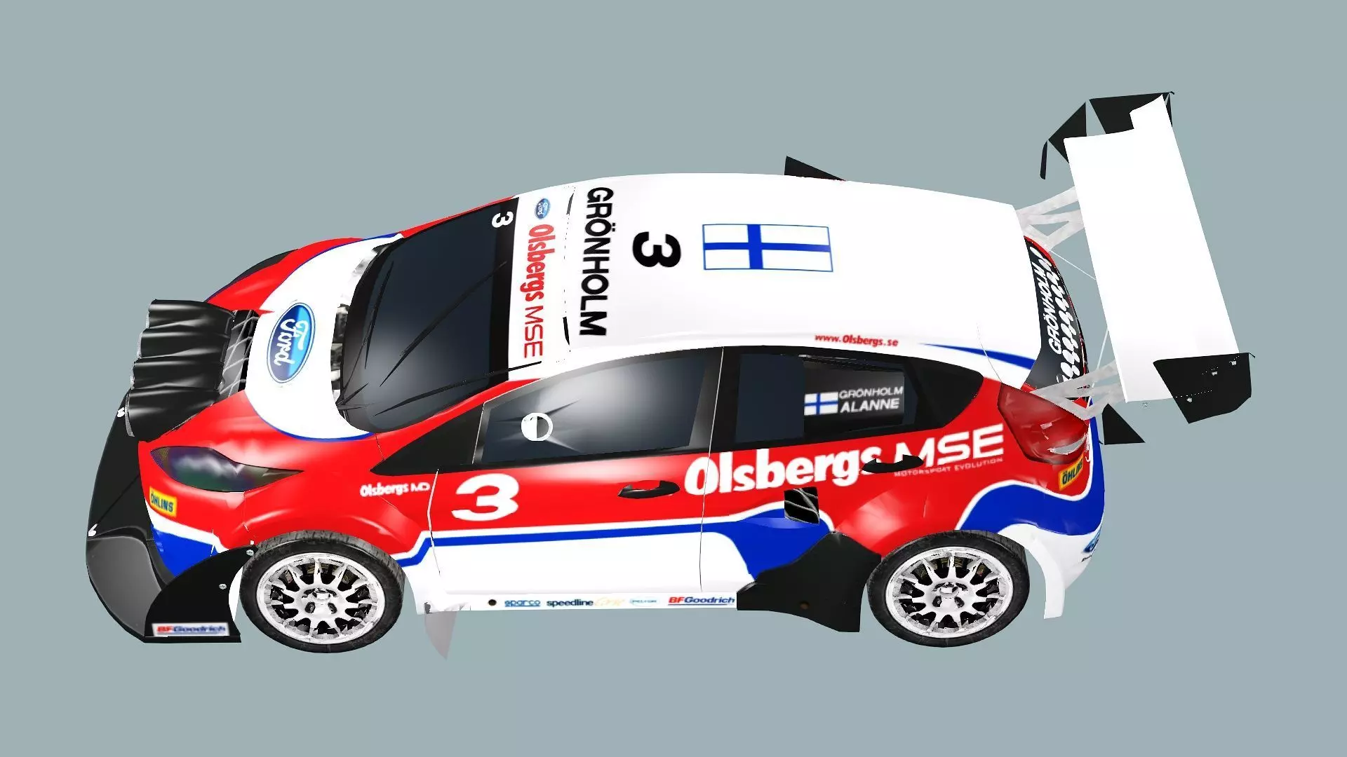 Nissan GT-RX Nismo 2024 Race Car 3D model Low-poly 3D model_4