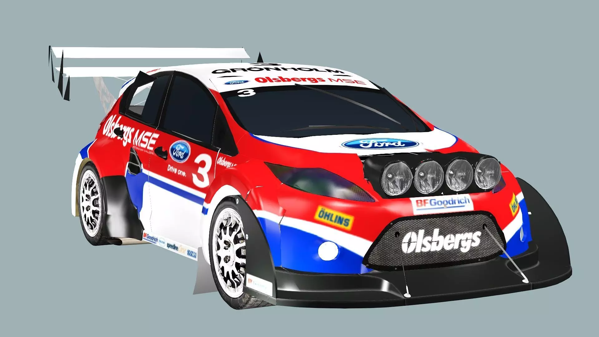 Nissan GT-RX Nismo 2024 Race Car 3D model Low-poly 3D model_2