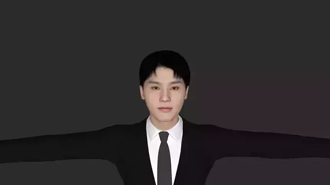 Taeil Hyper Realistic Full Body Fully Rigged 3D Character 3D model Taeil Hyper Realistic Full Body Fully Rigged 3D Character 3D model