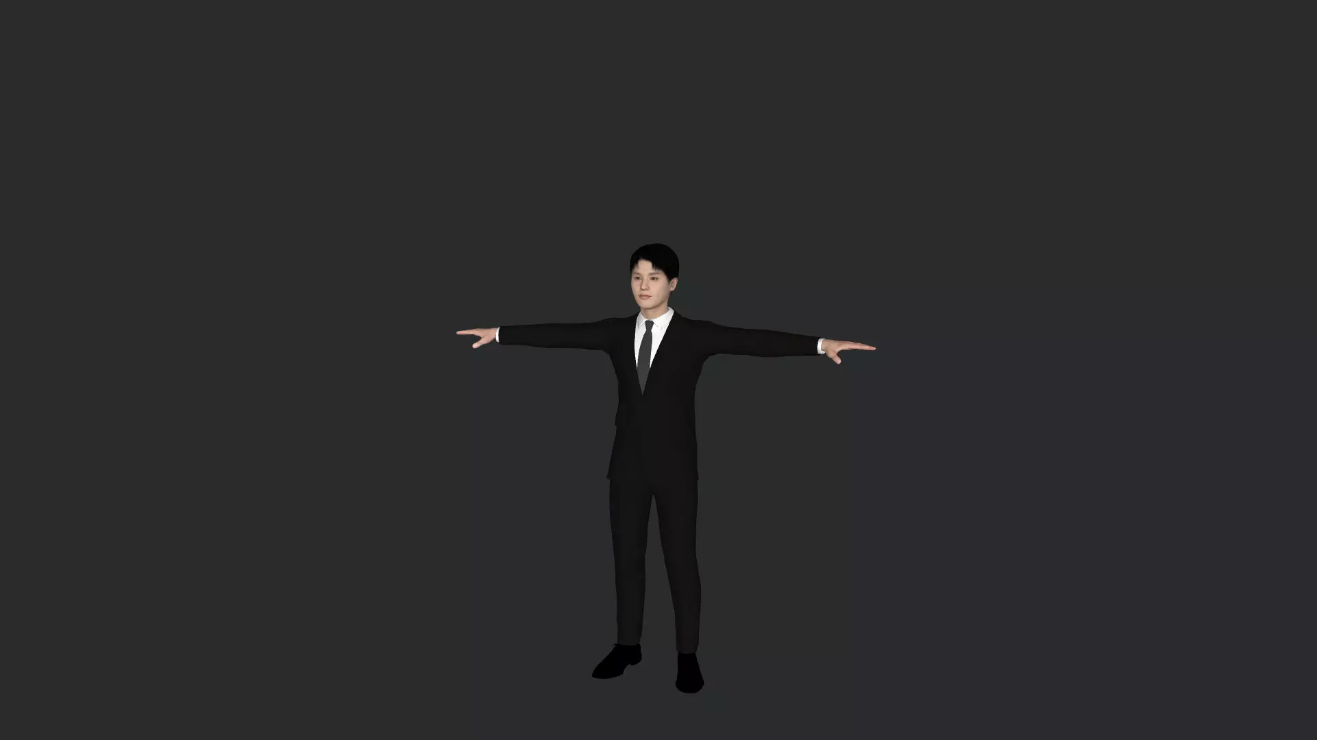 Taeil Hyper Realistic Full Body Fully Rigged 3D Character 3D model_3