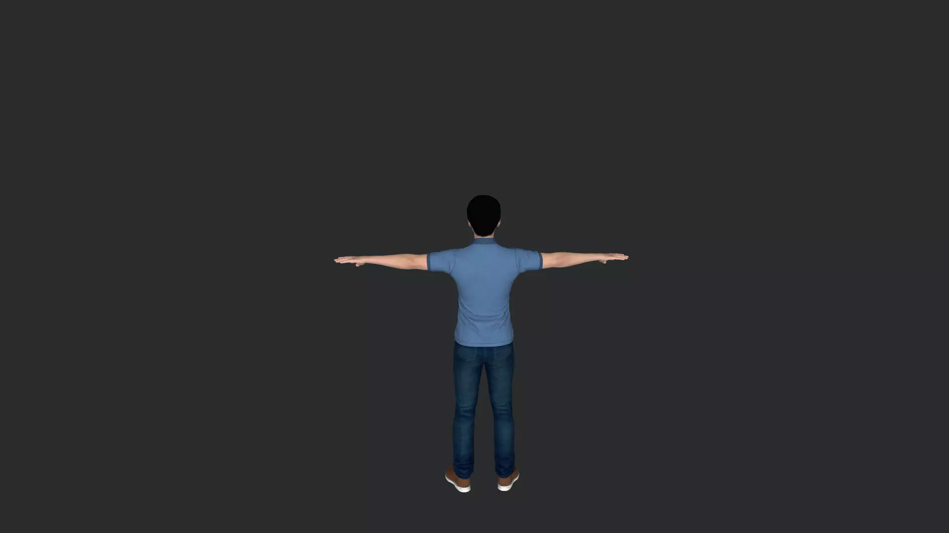 Taeil Hyper Realistic Full Body Fully Rigged 3D Character 3D model_19