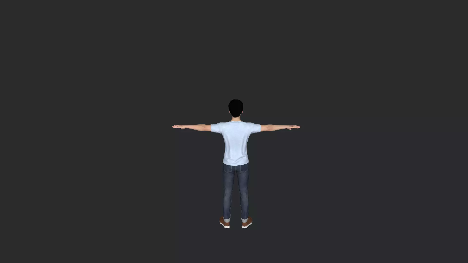 Taeil Hyper Realistic Full Body Fully Rigged 3D Character 3D model_9