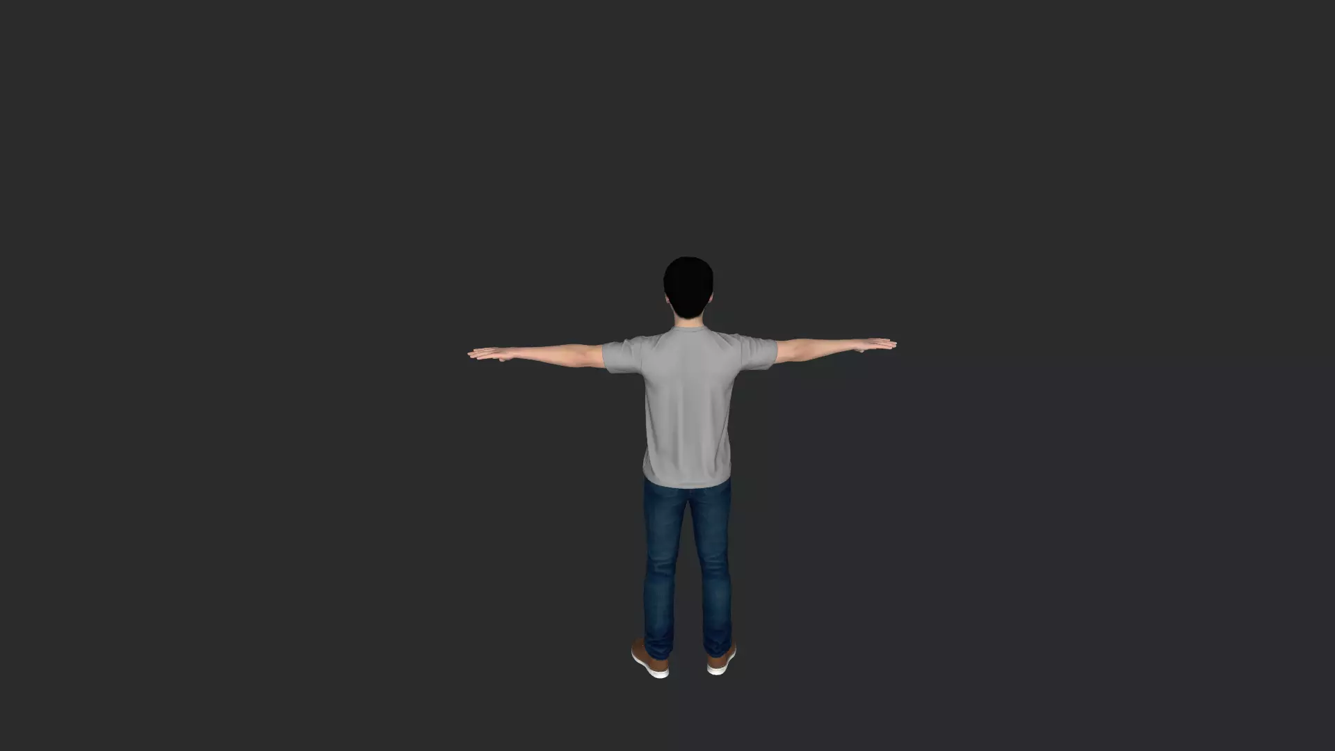Taeil Hyper Realistic Full Body Fully Rigged 3D Character 3D model_24