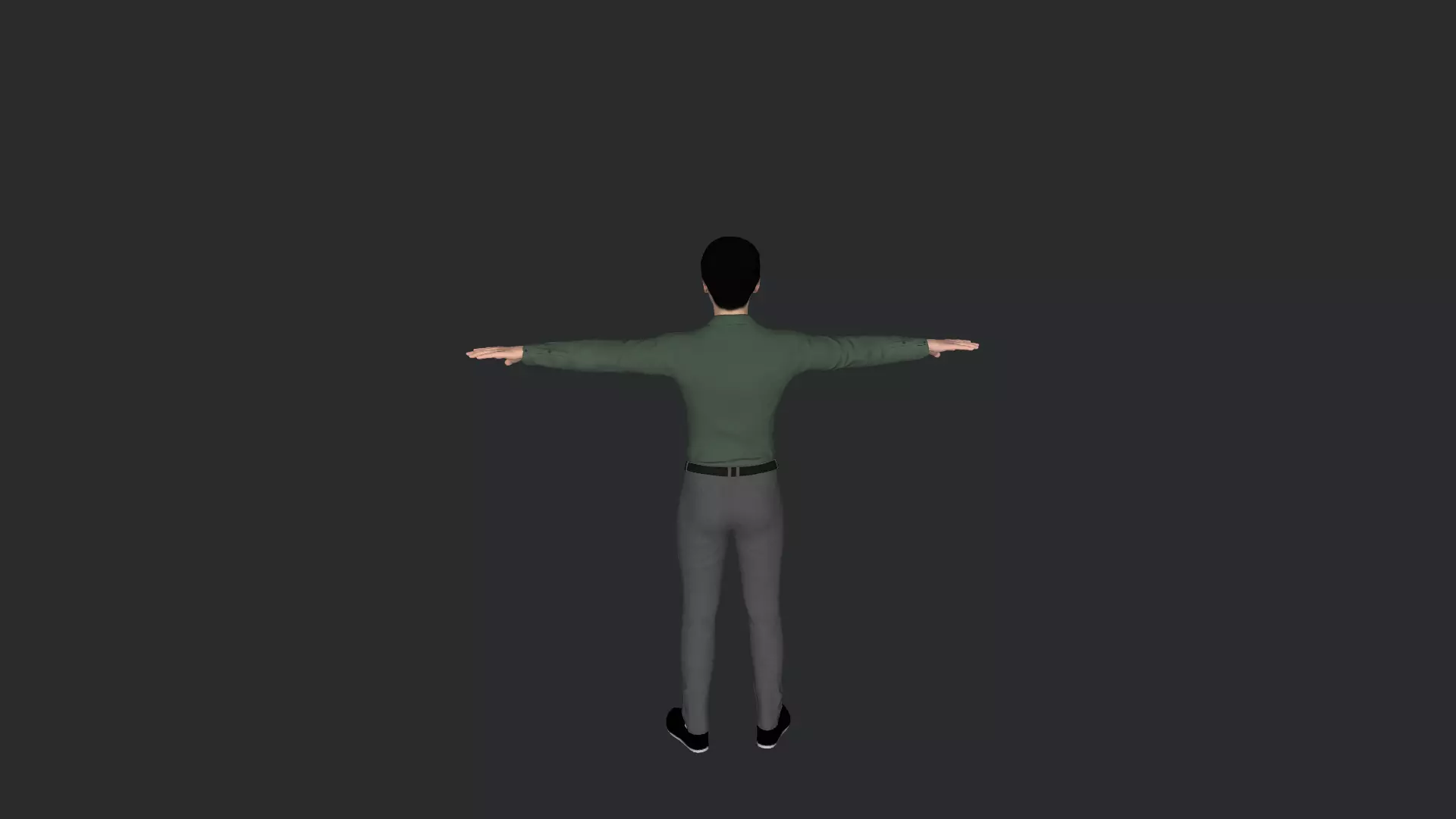 Taeil Hyper Realistic Full Body Fully Rigged 3D Character 3D model_29