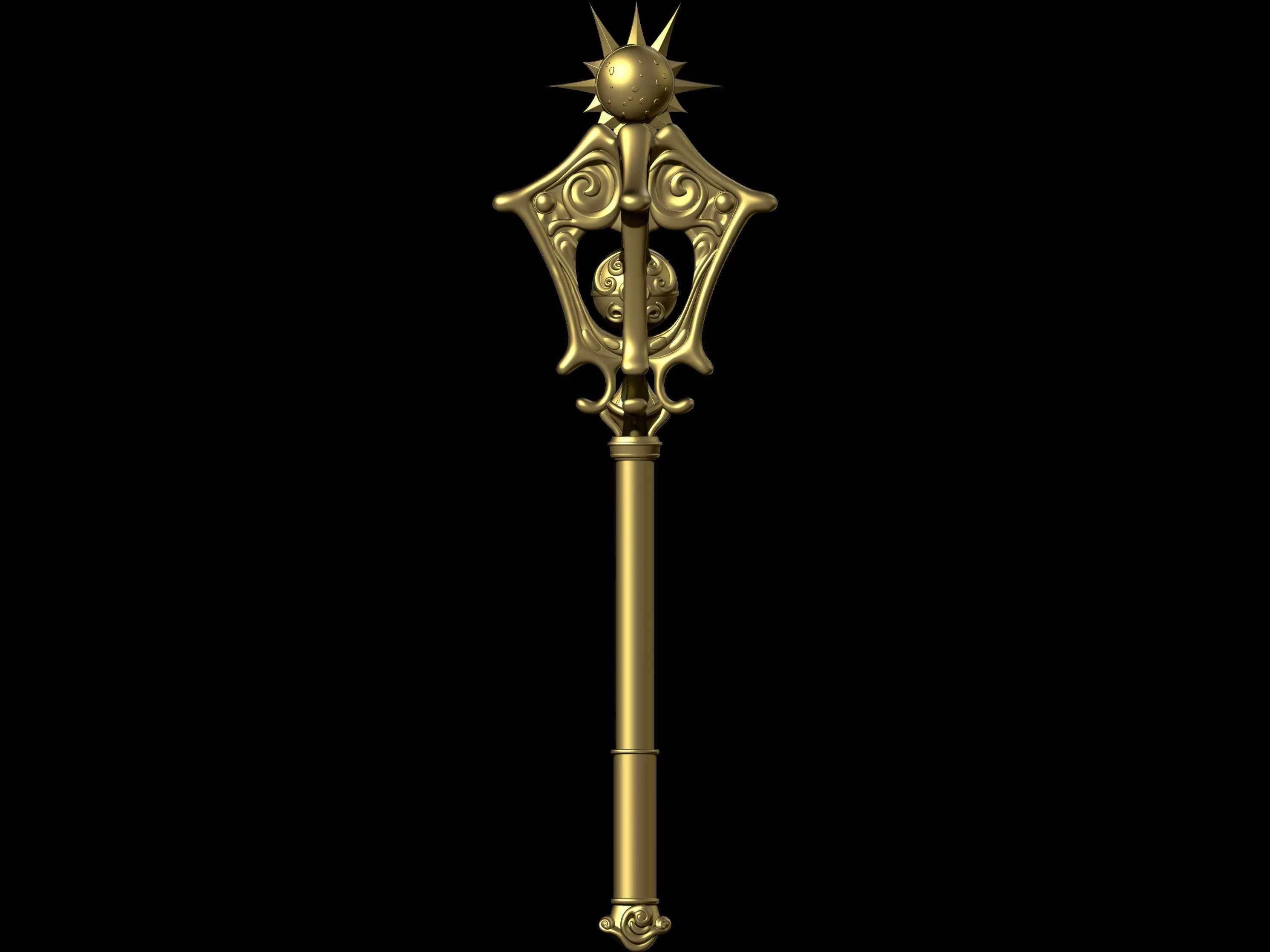 Mace of Radiance 3D print model_1