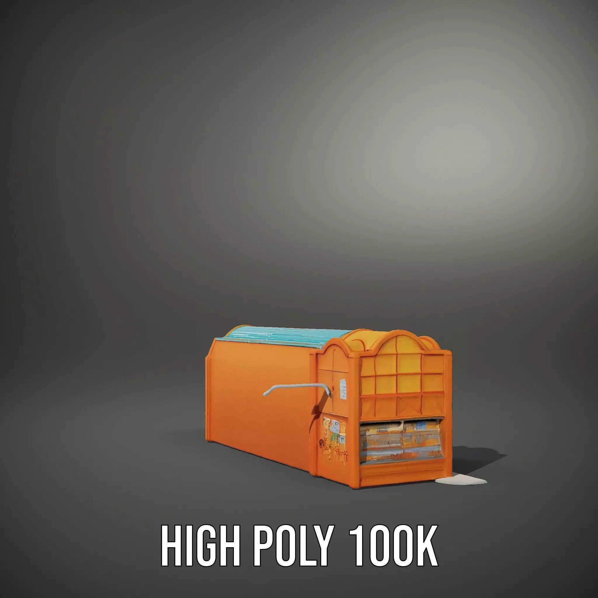 Vibrant Convenience Store model pack Low-poly 3D model_8