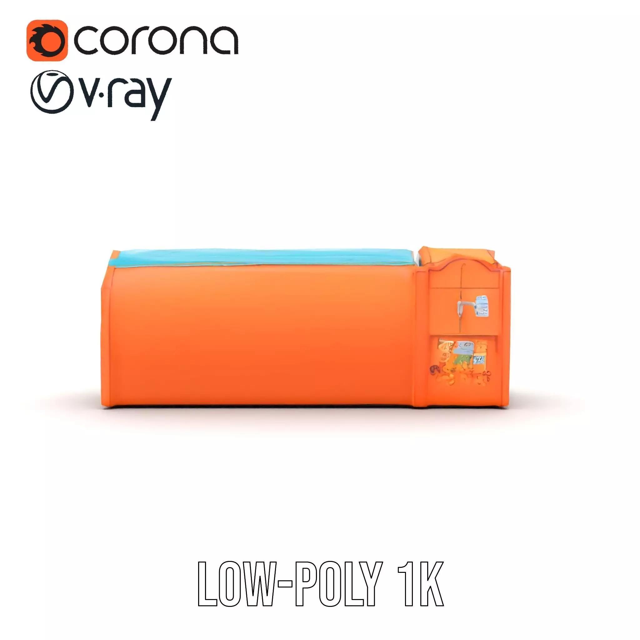 Vibrant Convenience Store model pack Low-poly 3D model_7