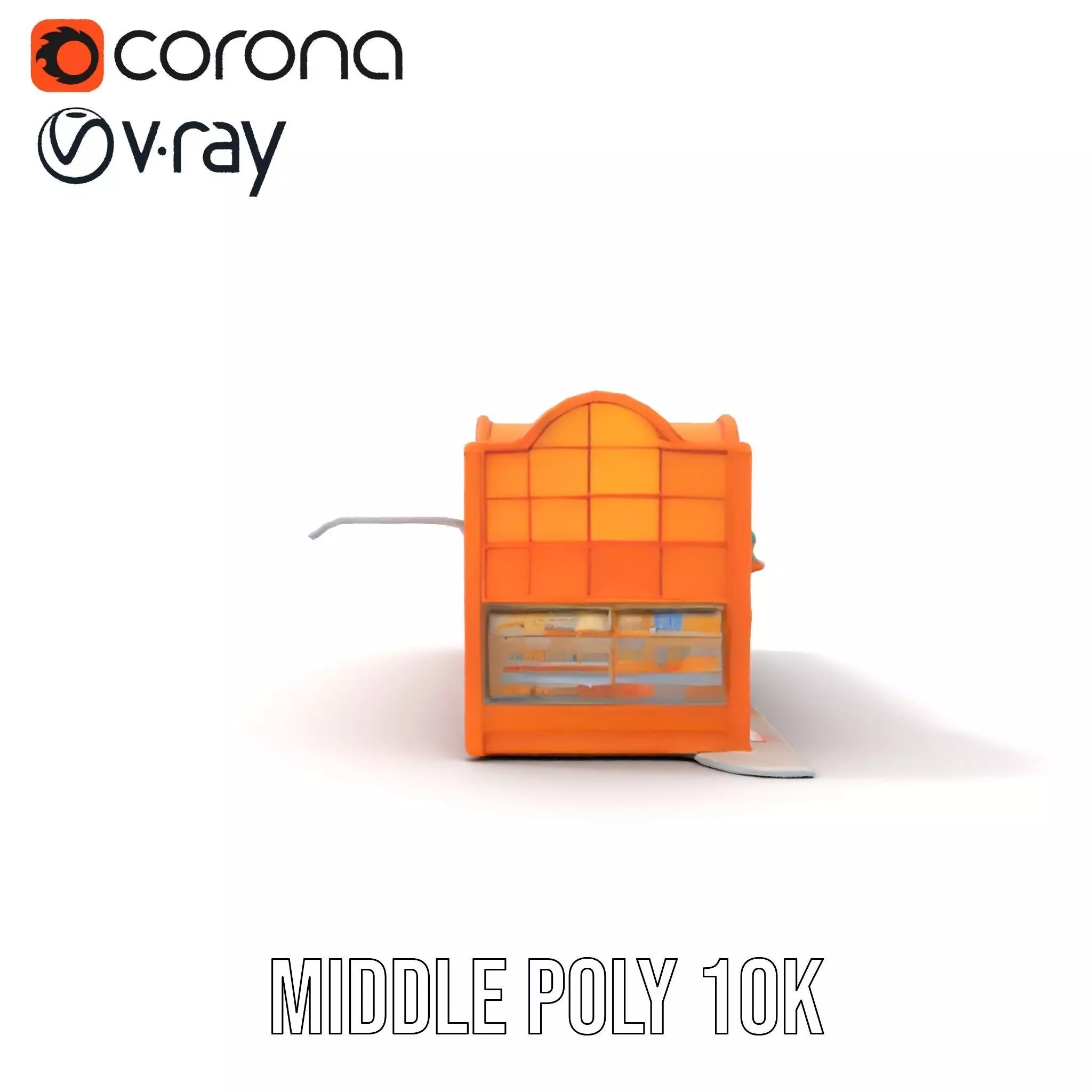 Vibrant Convenience Store model pack Low-poly 3D model_11