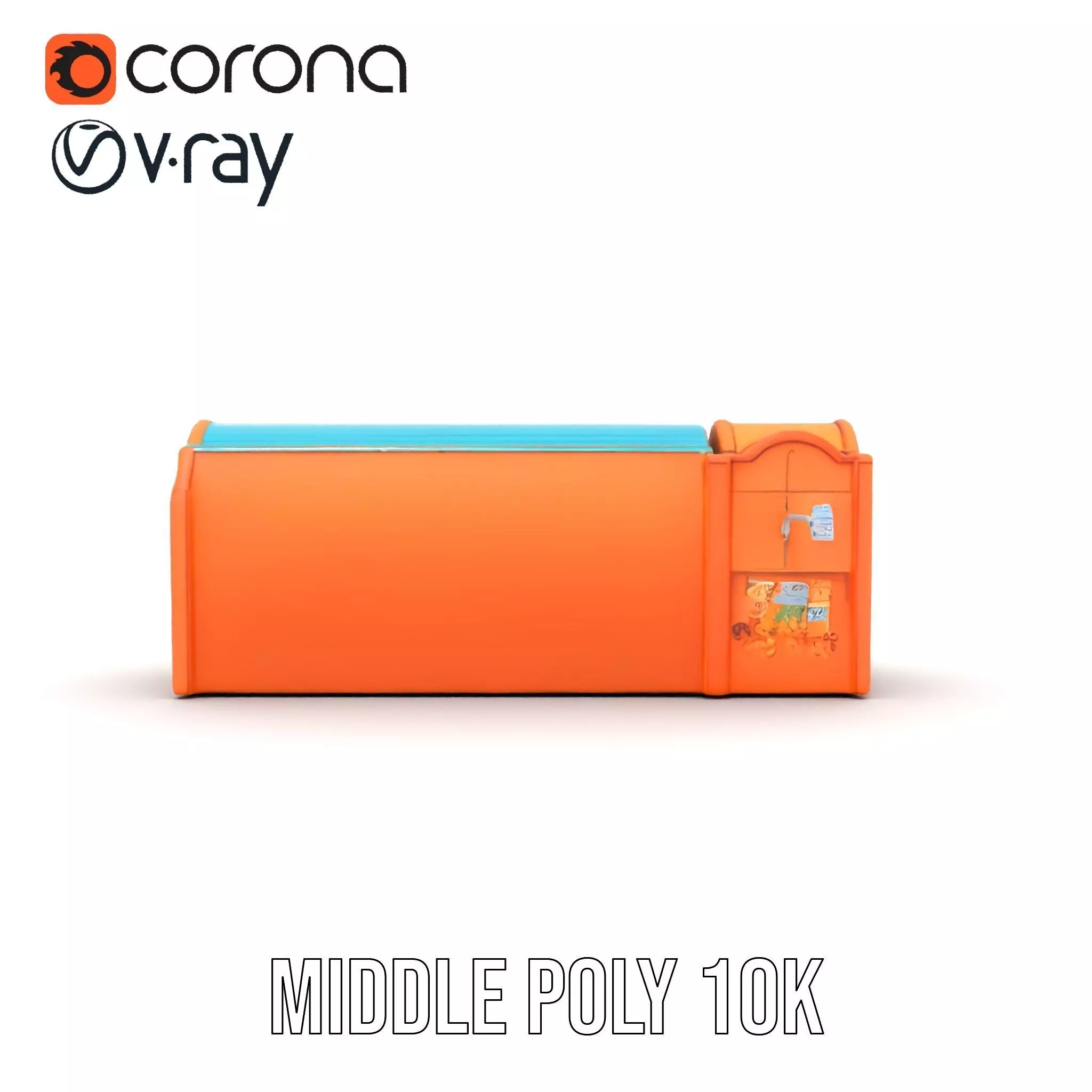 Vibrant Convenience Store model pack Low-poly 3D model_24